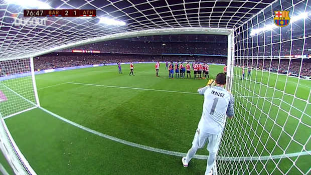 Leo Messi’s free-kick helps Barça over Athletic Bilbao in Copa del Rey