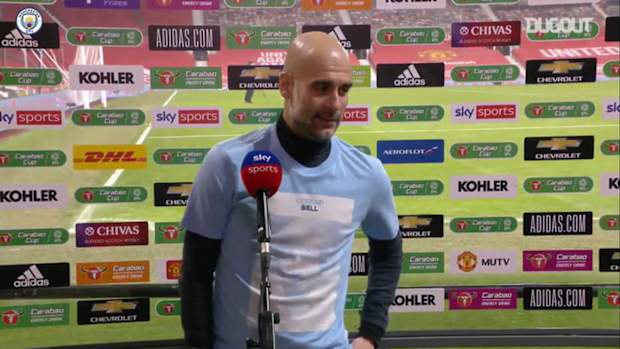 Guardiola hails 'impressive' Carabao Cup achievement for Man City