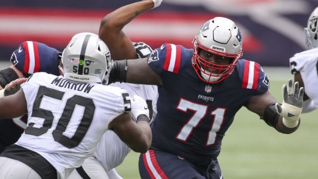 Michael Onwenu, the New England Patriots' 5th Round Pick