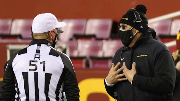 Ron Rivera Official Frustration - Geoff Burke 2020