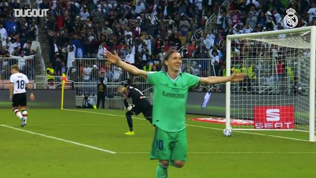 Real Madrid's goal scorers in the Spanish Super Cup