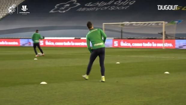 Real Sociedad prepare for Supercopa de España semifinal vs FC Barcelona