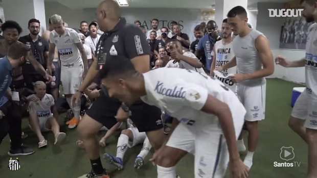  Santos' celebrations after beat Boca Juniors and reach Libertadores final