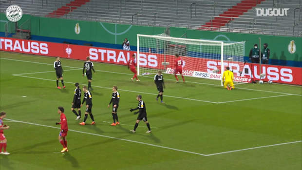 Leroy Sané's incredible free-kick vs Holstein Kiel