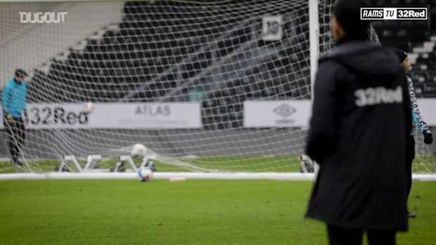 Rooney puts Derby players through their paces ahead of Bristol City