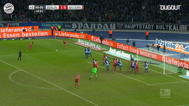 All Robert Lewandowski's goals vs Hertha Berlin