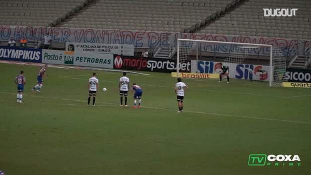 Coritiba's defender becomes goalkeeper to save a 96th minute penalty 