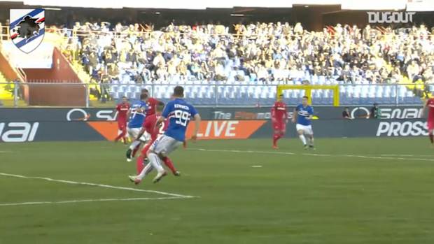 Quagliarella's hat-trick against Fiorentina