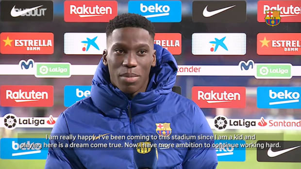 Ilaix Moriba: 'Playing alongside Leo Messi it's a dream come true'