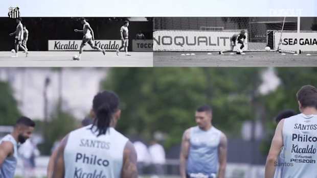 Santos' players are back to training centre