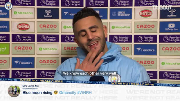 Riyad Mahrez on 'telepathic' Manchester City team-mates
