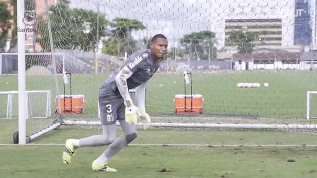 Santos' last training session before 2021 Libertadores debut