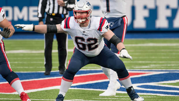 Joe Thuney with the Patriots.
