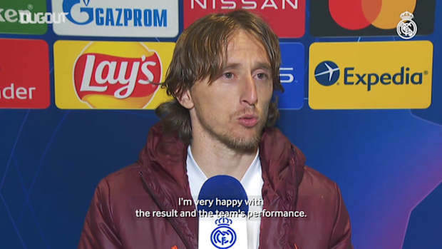 Luka Modrić: 'We’re happy with the way team performed'
