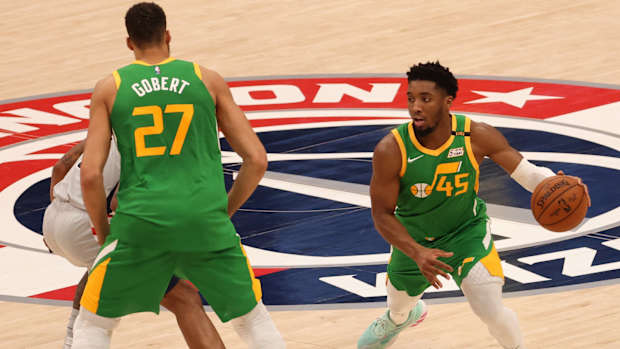 Donovan Mitchell, Rudy Gobert Against Washington Wizards