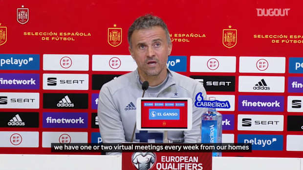 Luis Enrique describes the work of his coaching staff between international fixtures