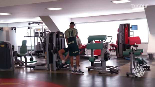 Danilo Barbosa's first day at Palmeiras