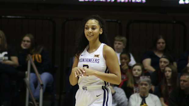 WVU guard Kysre Gondrezick