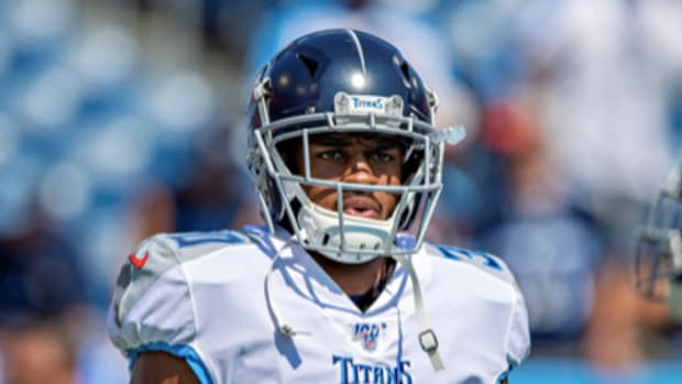 Cornerback Chris Milton during a 2019 game with the Tennessee Titans.