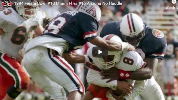 Arizona-Miami fiesta bowl screen shot