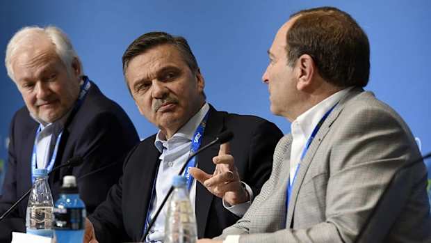 Rene Fasel, Gary Bettman