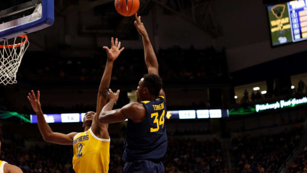 Oscar Tshiebwe - WVU, Pitt 2019