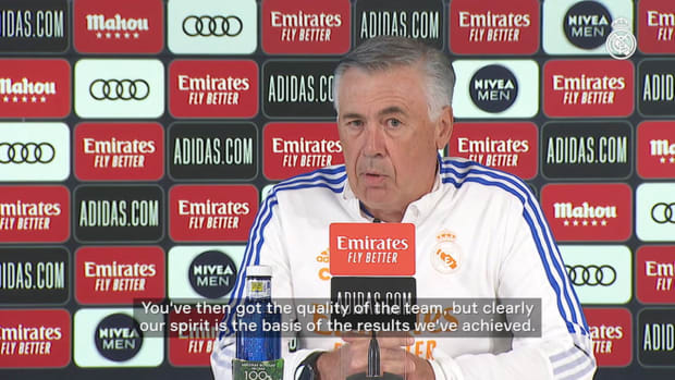 Carlo Ancelotti: 'The key to it is balance: performing well with and without the ball'