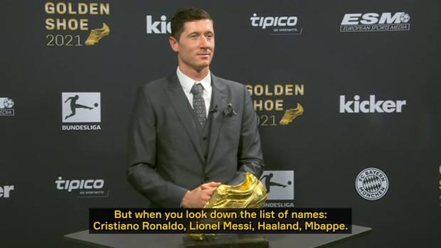 Exclusive: Lewandowski on winning the Golden Shoe 2021