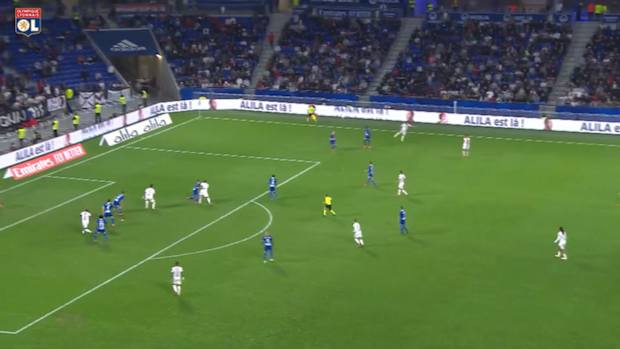 Emerson Palmieri's first Olympique Lyonnais goal