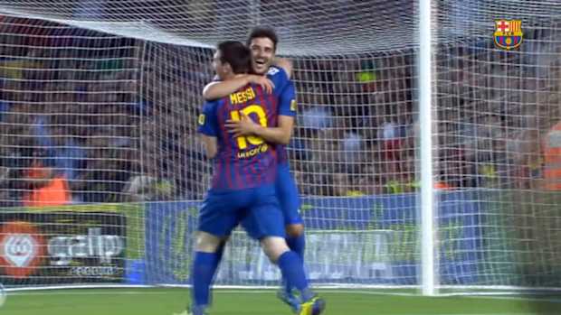 David Villa’s goal vs Atletico Madrid