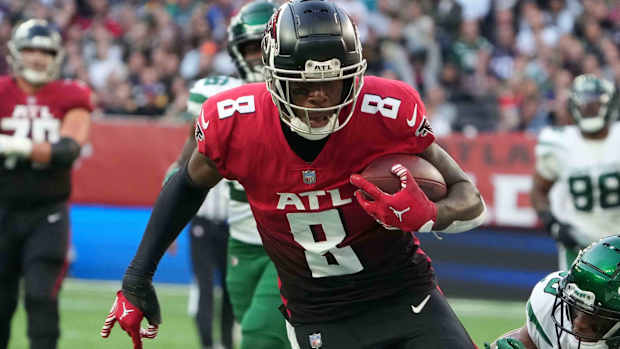 Kyle Pitts in London vs. Jets