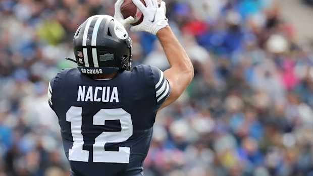 Puka Nacua vs Boise State all navy