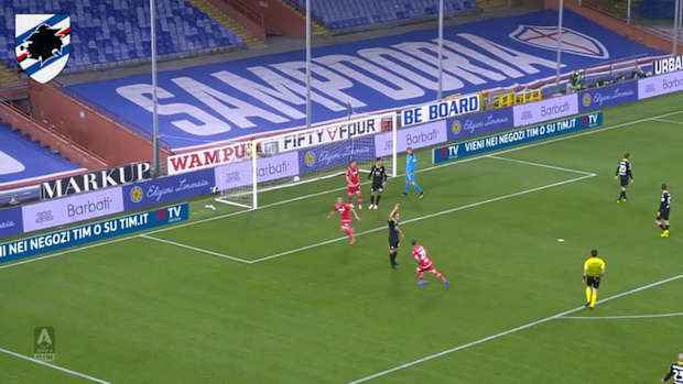 Sampdoria home goals at Spezia