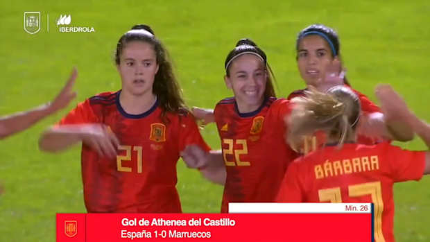 Spain women’s beat Morocco 3-0