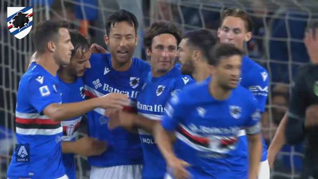 Gyasi and Candreva seal victory for Sampdoria against Spezia
