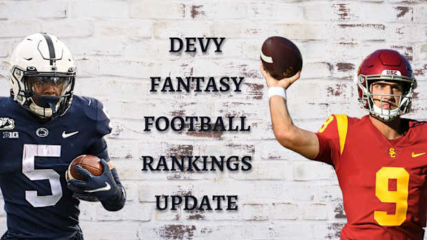 NFL DRAFT SKILLED POSITIONS DEVY FANTASY FOOTBALL RANKINGS UPDATE 2022