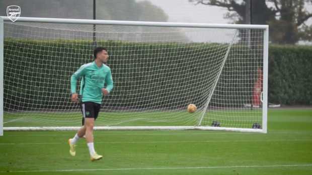 Martinelli works on finishing during international break