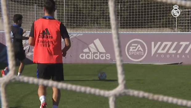 Marcelo trained with the first team at Real Madrid City