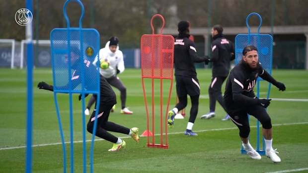 Sergio Ramos continues to train for his comeback