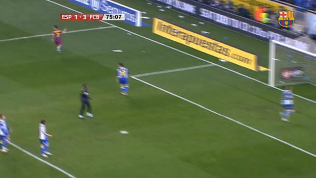 David Villa's brace against Espanyol