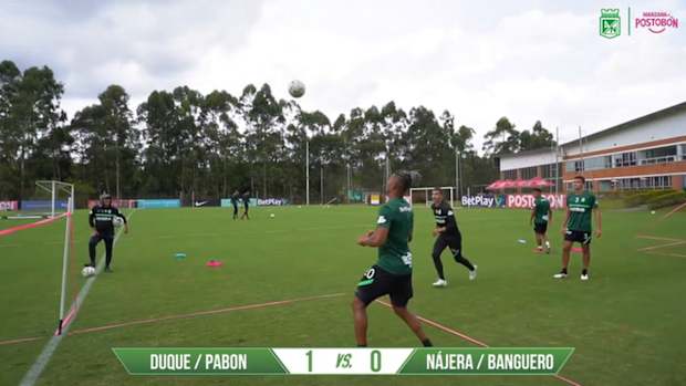 Atlético Nacional’s football tennis game