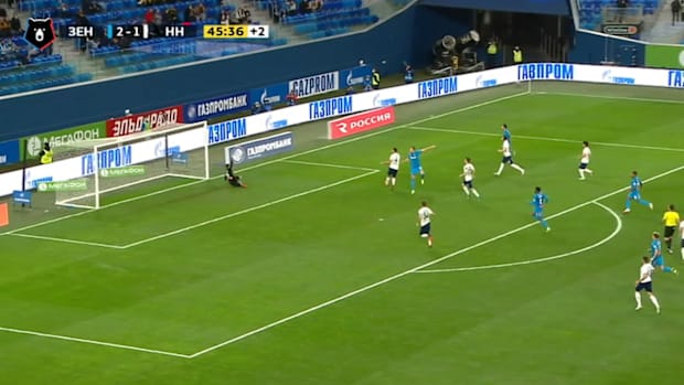 Malcom's great assist for Artem Dzyuba