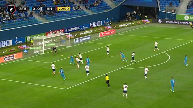 Malcom's goal against FC Nizhny Novgorod