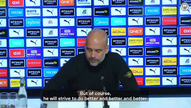 Guardiola delighted with Sterling's form