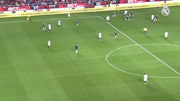 Karim Benzema's goals against Sevilla 