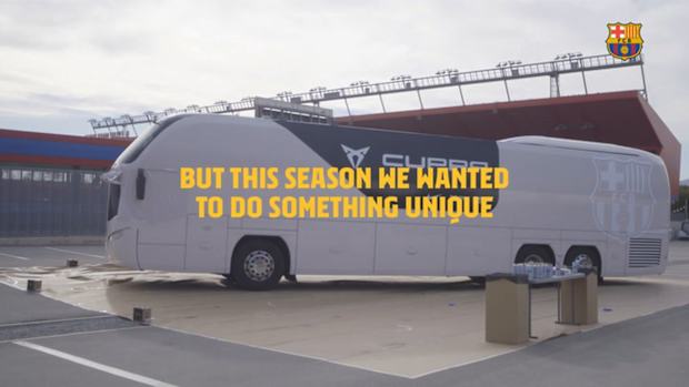 Very special team designs the new FC Barcelona bus