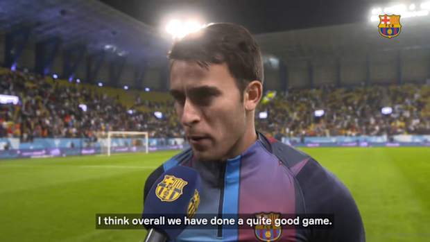 Eric García: 'We wanted to win'