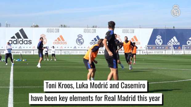 Real Madrid's midfield triangle