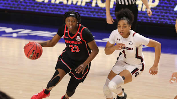 Georgia Women's Basketball Que Morrison