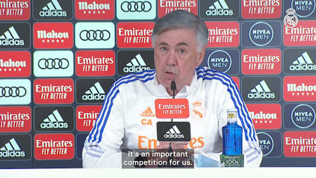Carlo Ancelotti: 'We're starting a competition that is very important to us and the goal is to win it'